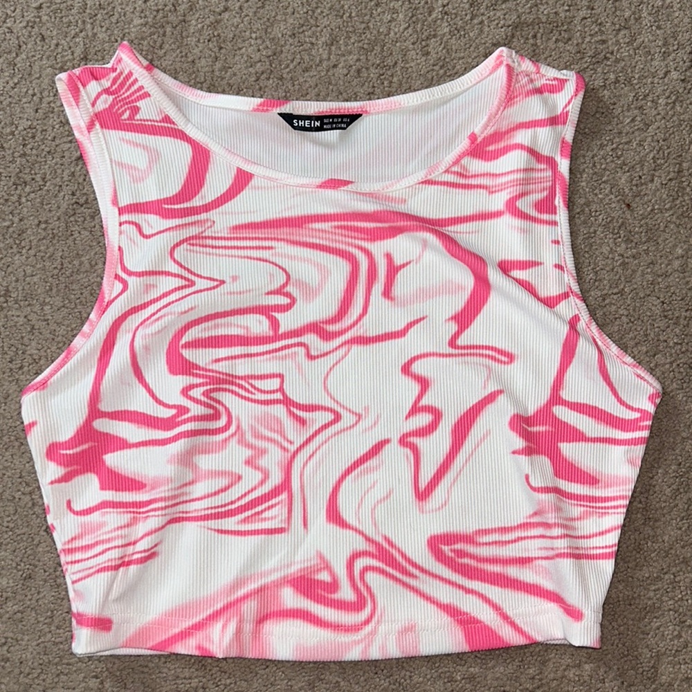 Size medium cropped tank top